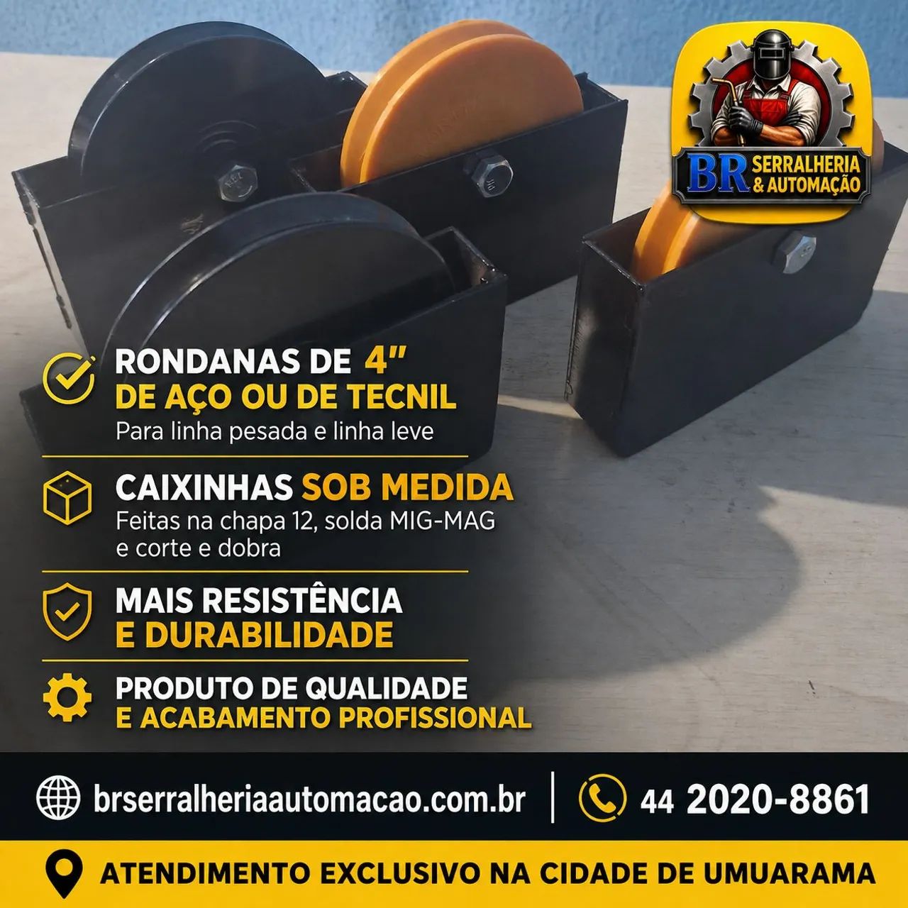 Troca de Roldana Em Umuarama-pr 