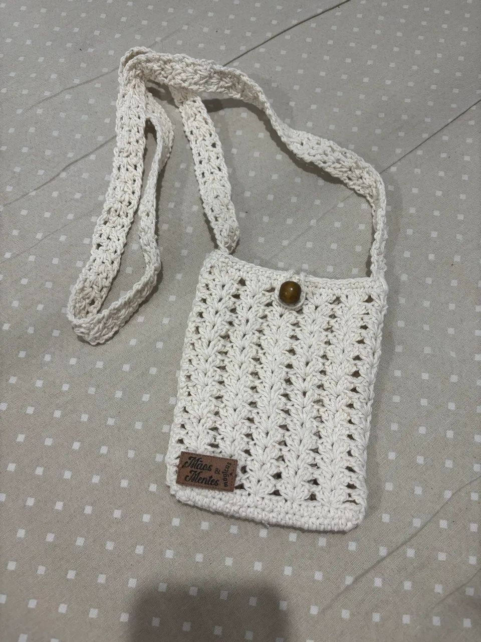 Bolsa em crochê- Mimosa