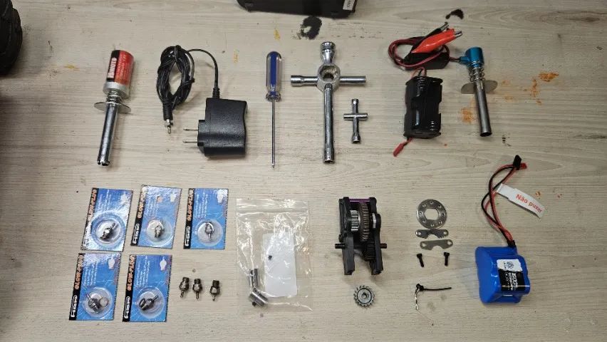 Automodelo RC Himoto Eldorada nitro 1/10 completo com combustivel - Foto 3