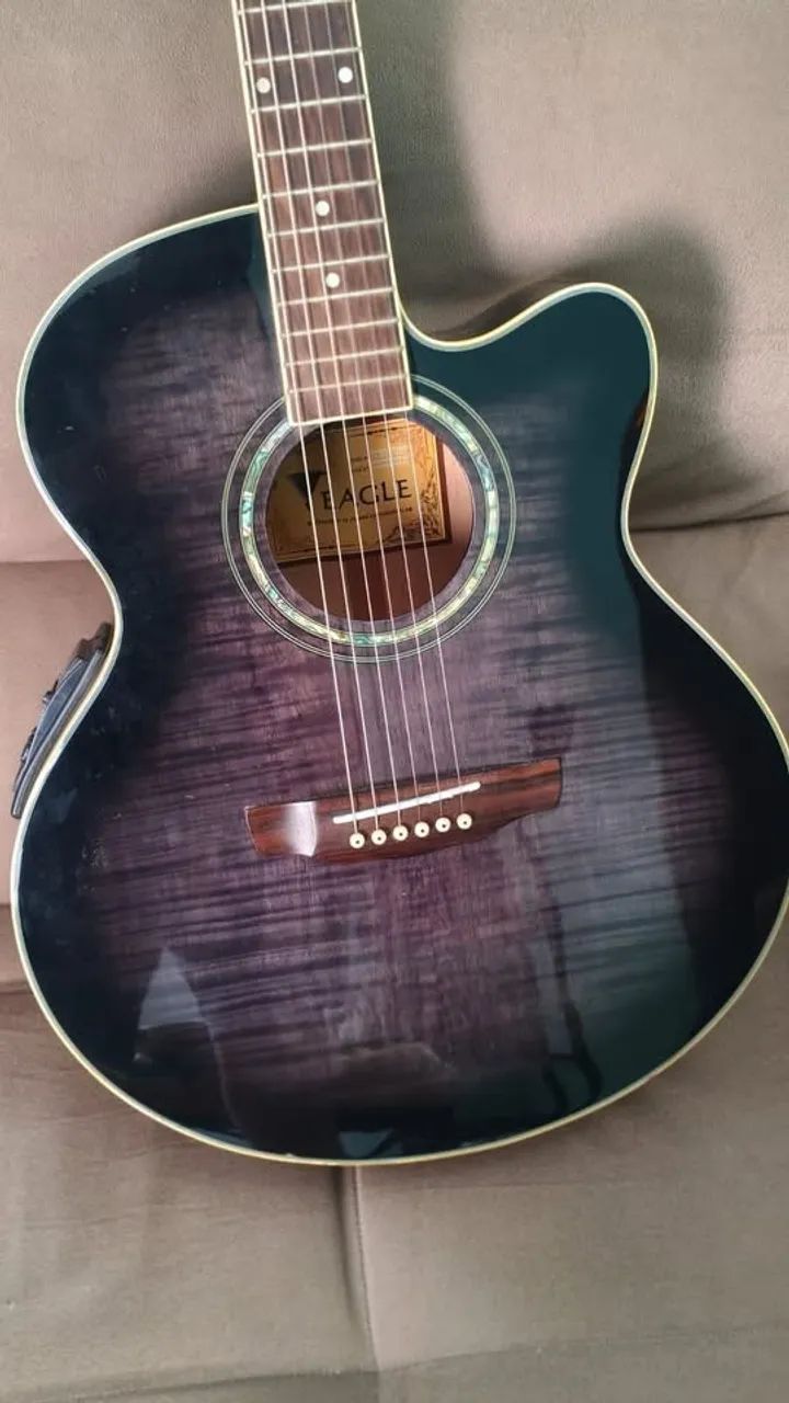Violão Eagle CH70f bk, passo cartão até 18x - Foto 3