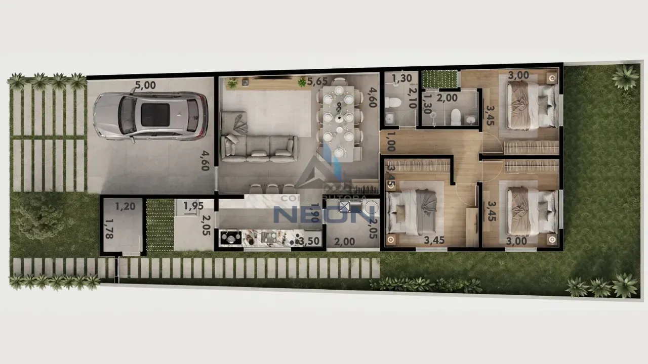 PLANTA 120m²