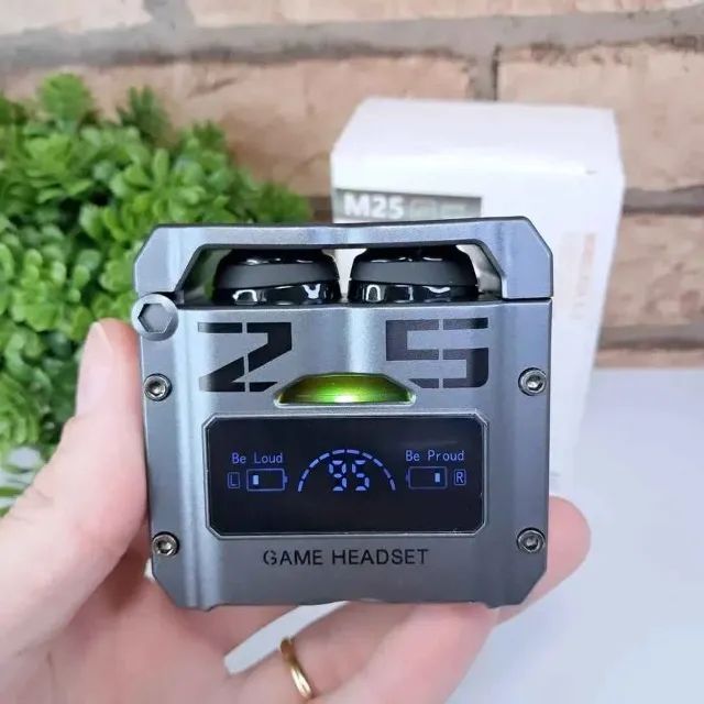 Fone TWS M25 Bluetooth 5.3 Gamer Sem Fio Android iPhone - Foto 2