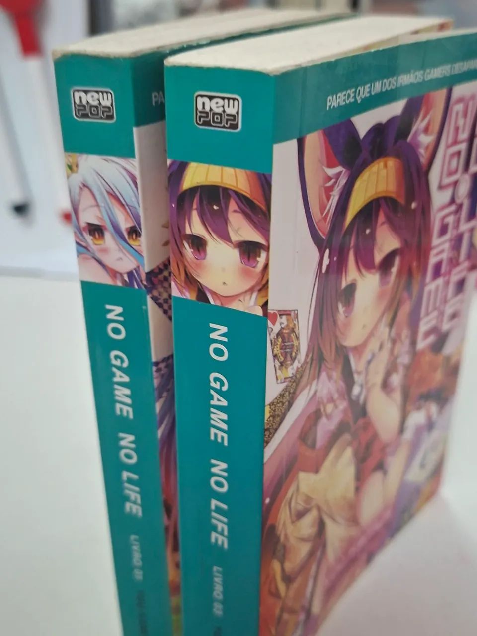 No game no life light novel volumes 1 e 3 - Foto 3