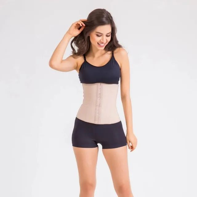 Cinta Modeladora Feminina Emborrachada Cotton tamanho EG/XL/MG - Foto 3