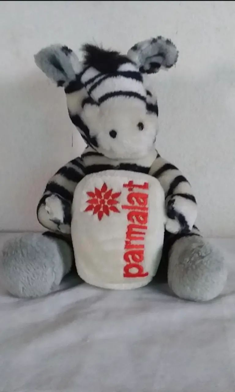 Zebrinha de pelúcia 
