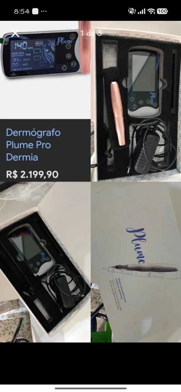 Dermógrafo Plume Pro Dermia