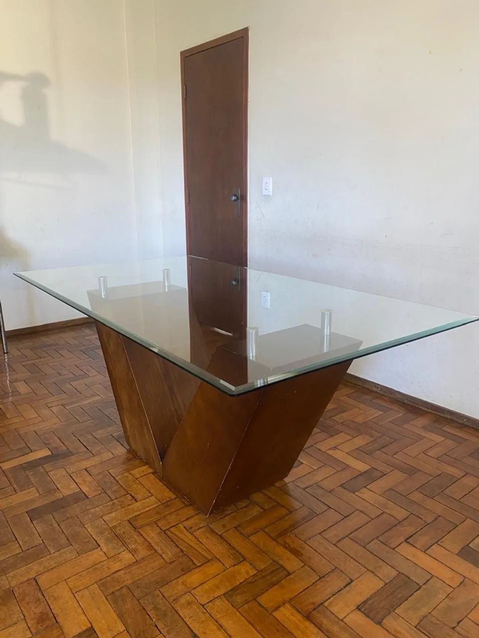 Mesa de jantar com tampo de vidro  - Foto 5