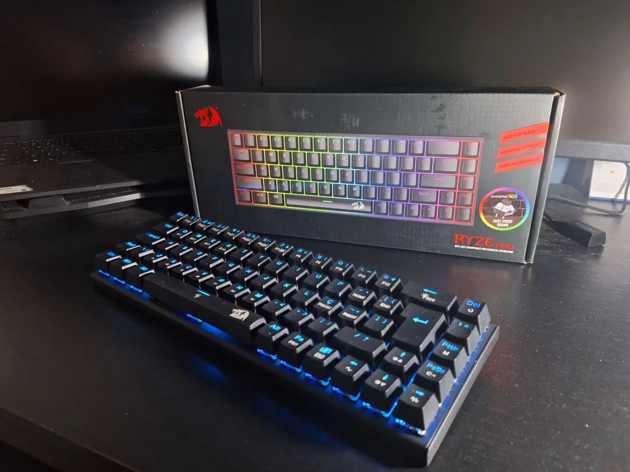 Teclado mecânico Redragon Ryze Pro - TRI-MODE 