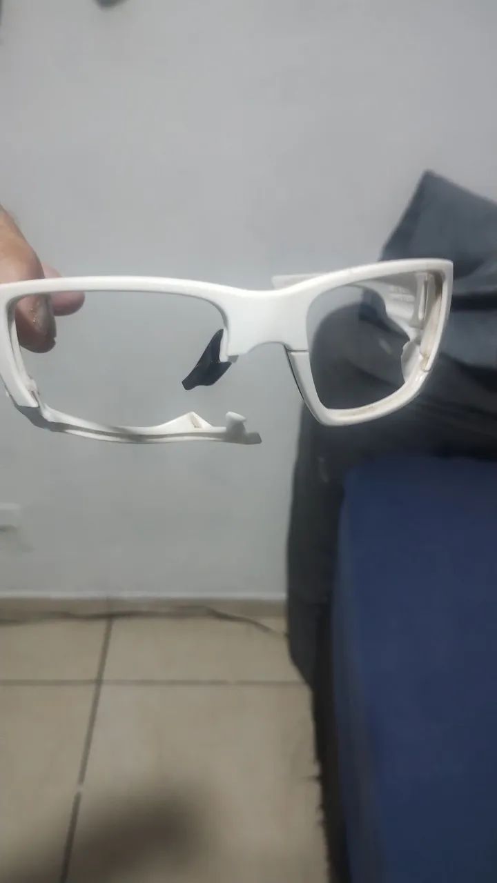Okley flakjak branca original oportunidade única  - Foto 2
