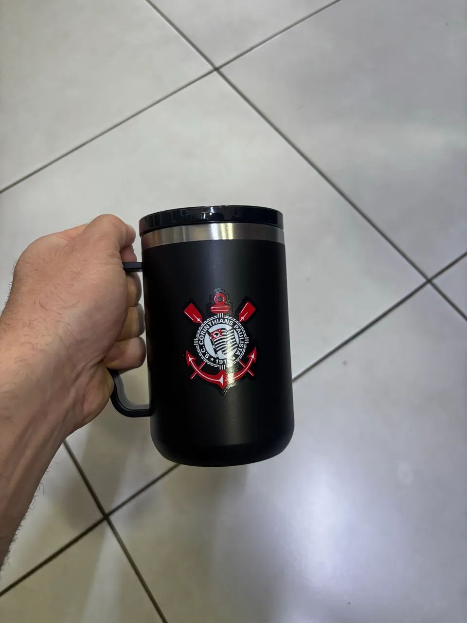 Camisa Corinthians + caneca térmica  - Foto 4