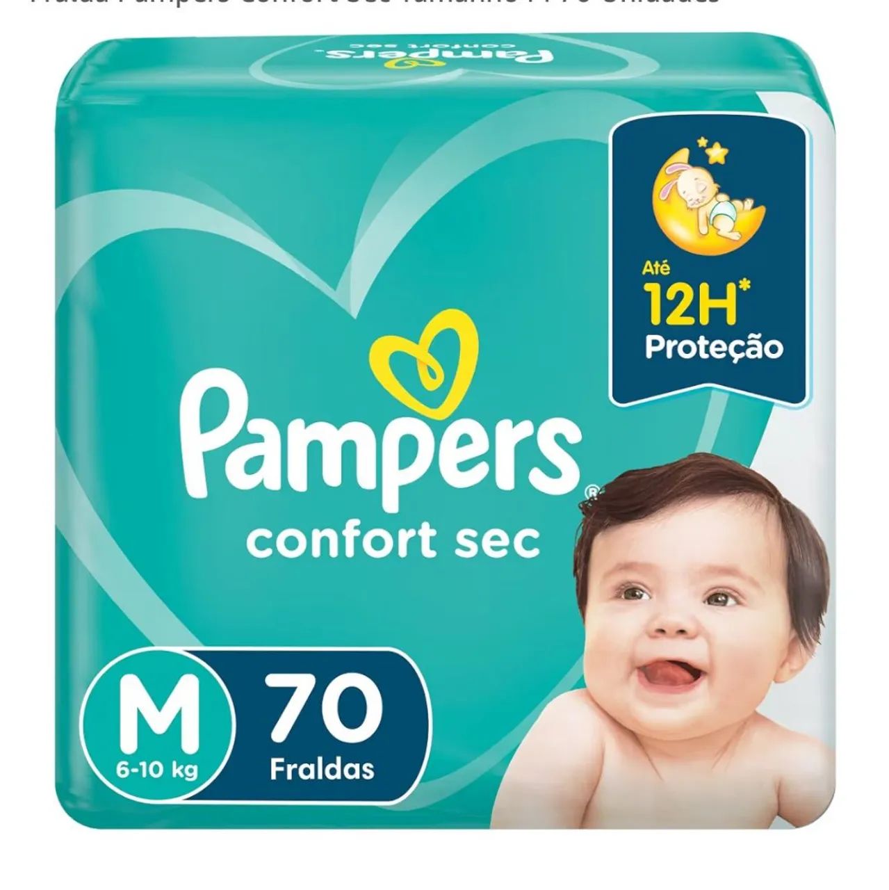 Fralda P e M Pampers Confort Sec 3 pacotes  - Foto 3