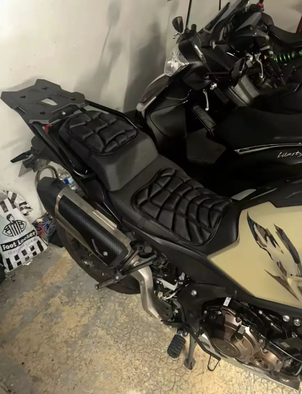Almofada para banco de moto