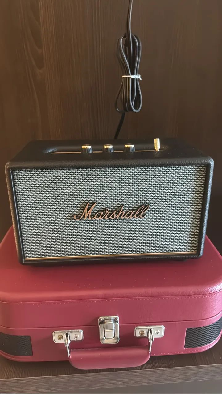 Caixa De Som Bluetooth Marshall Acton III - Nova Na Caixa