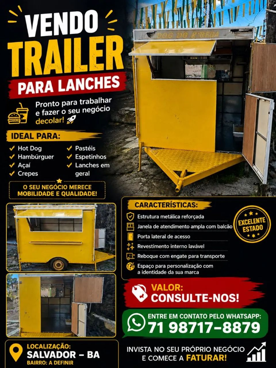 Trailer para venda!