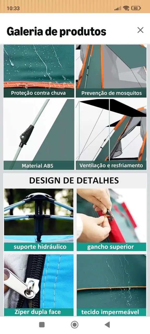 Barraca automática joyfox 2,40*2,40 - Foto 2