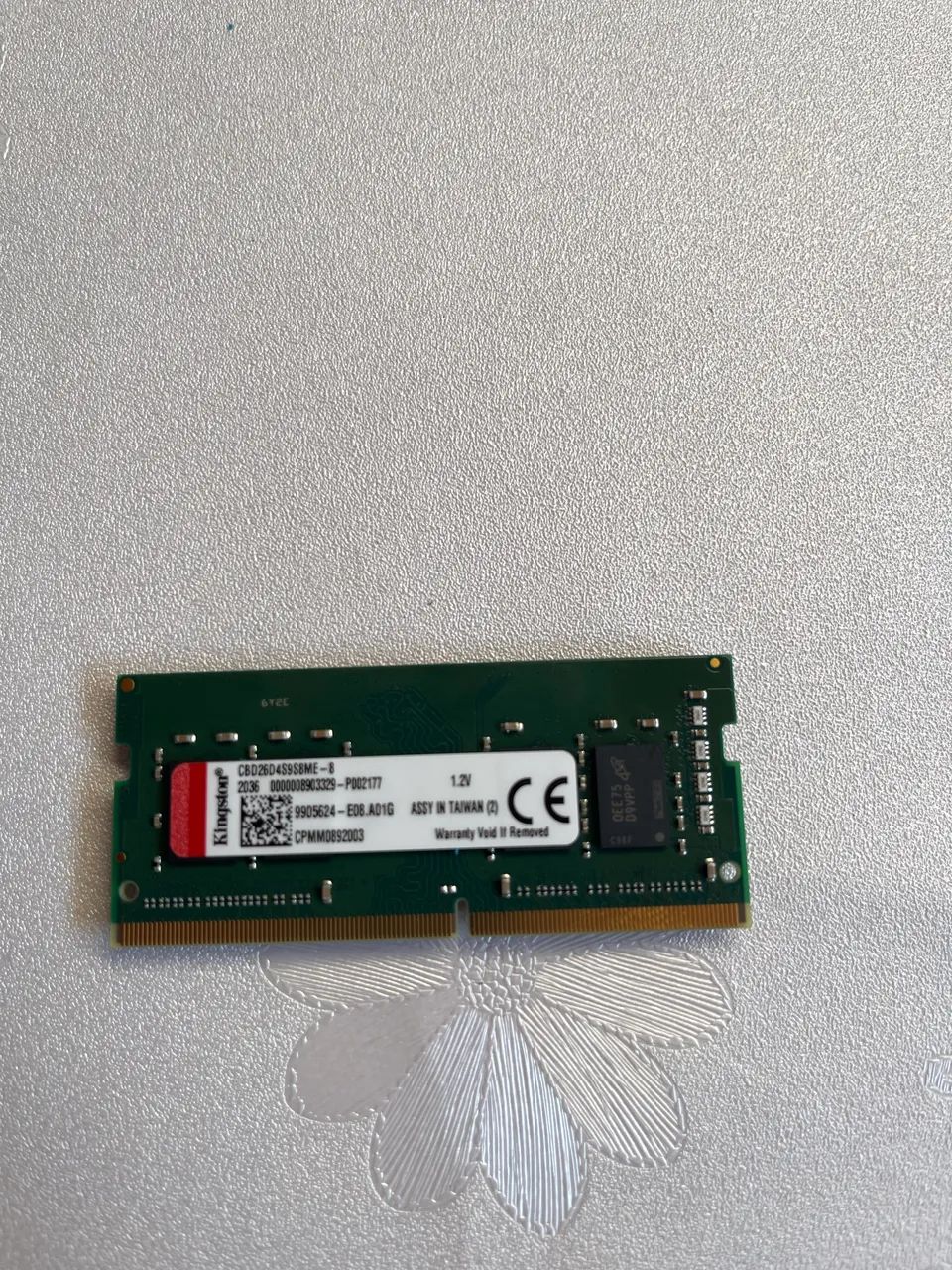 Memória ram 8gb kingston para notebook 