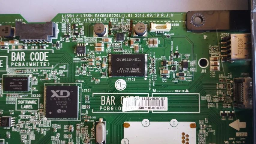 Placa Principal Tv LG 32 polegadas - Usada - Ver Descrição Completa   - Foto 3