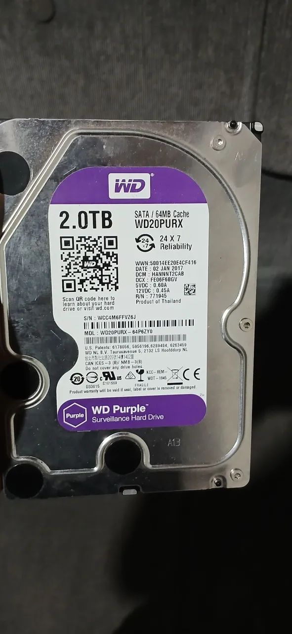 HD 2TB - Western Digital - Saudáveis e Testados. - Foto 2