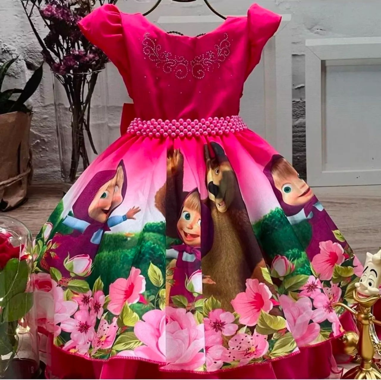 Vestido masha eo urso  - Foto 2