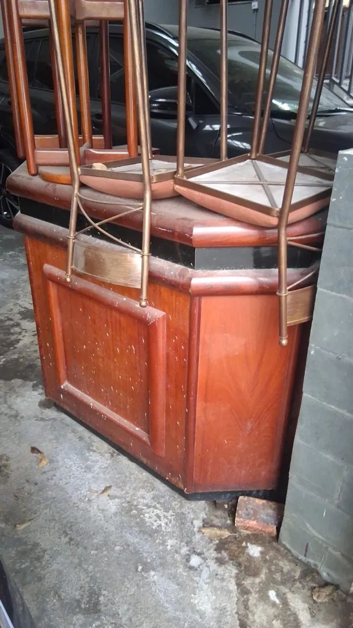 Balcão bar residencial em U com 2 bancos e 2 cadeiras - Foto 3