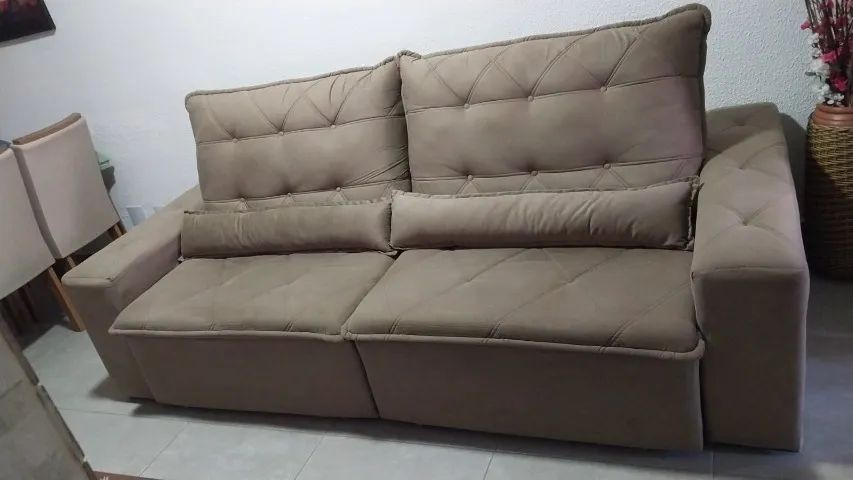 Sofá 4 Lugares Reclinável 2,50 - Foto 3