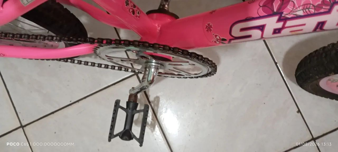 bicicleta infantil Belíssima Status Aro 20  - Foto 5