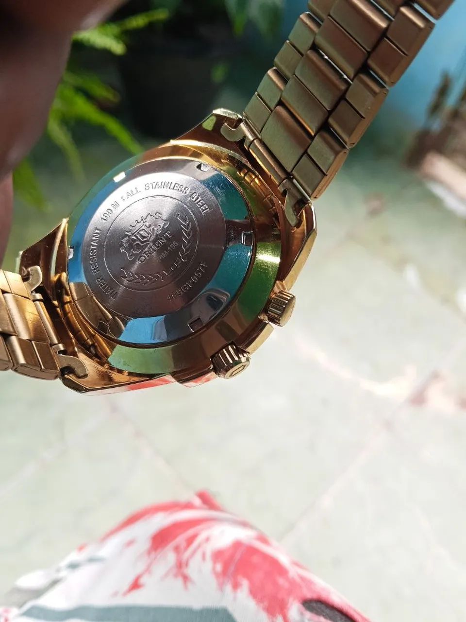 Vendo relógio Orient 3 estrela automático dourado  - Foto 2