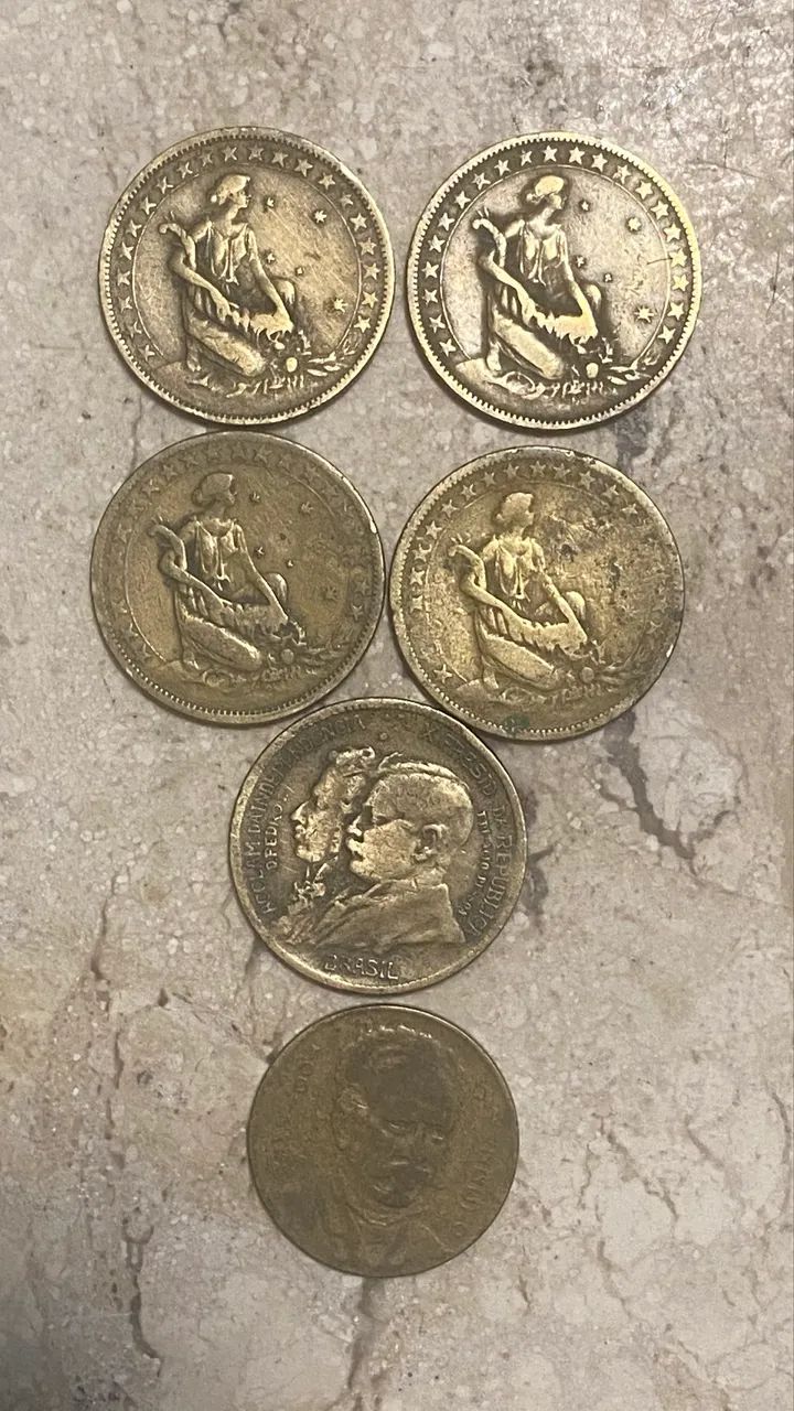 Moedas 1.000 Reis 1922/1939 - Foto 2