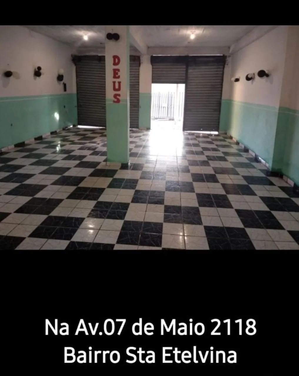 Aluguel de um ponto comercial..