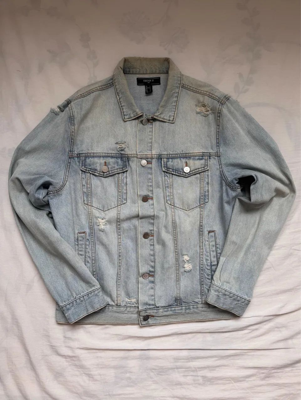 Jaqueta Jeans Destroyed G