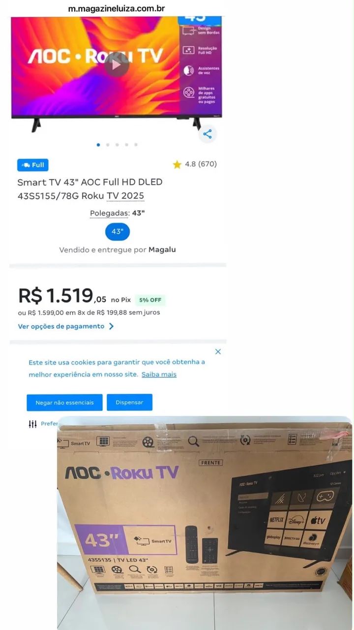 Tv 43 polegadas  - Foto 2