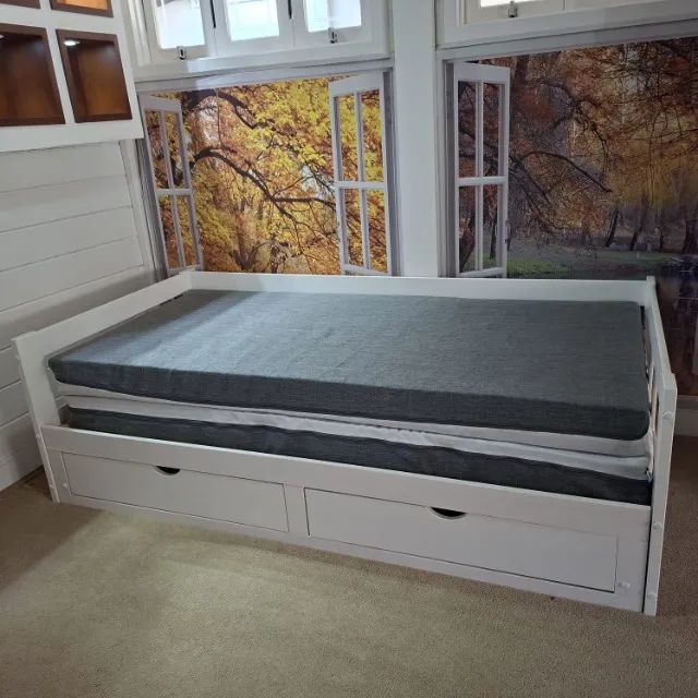 Sofá-cama com 2 colchões - Foto 3