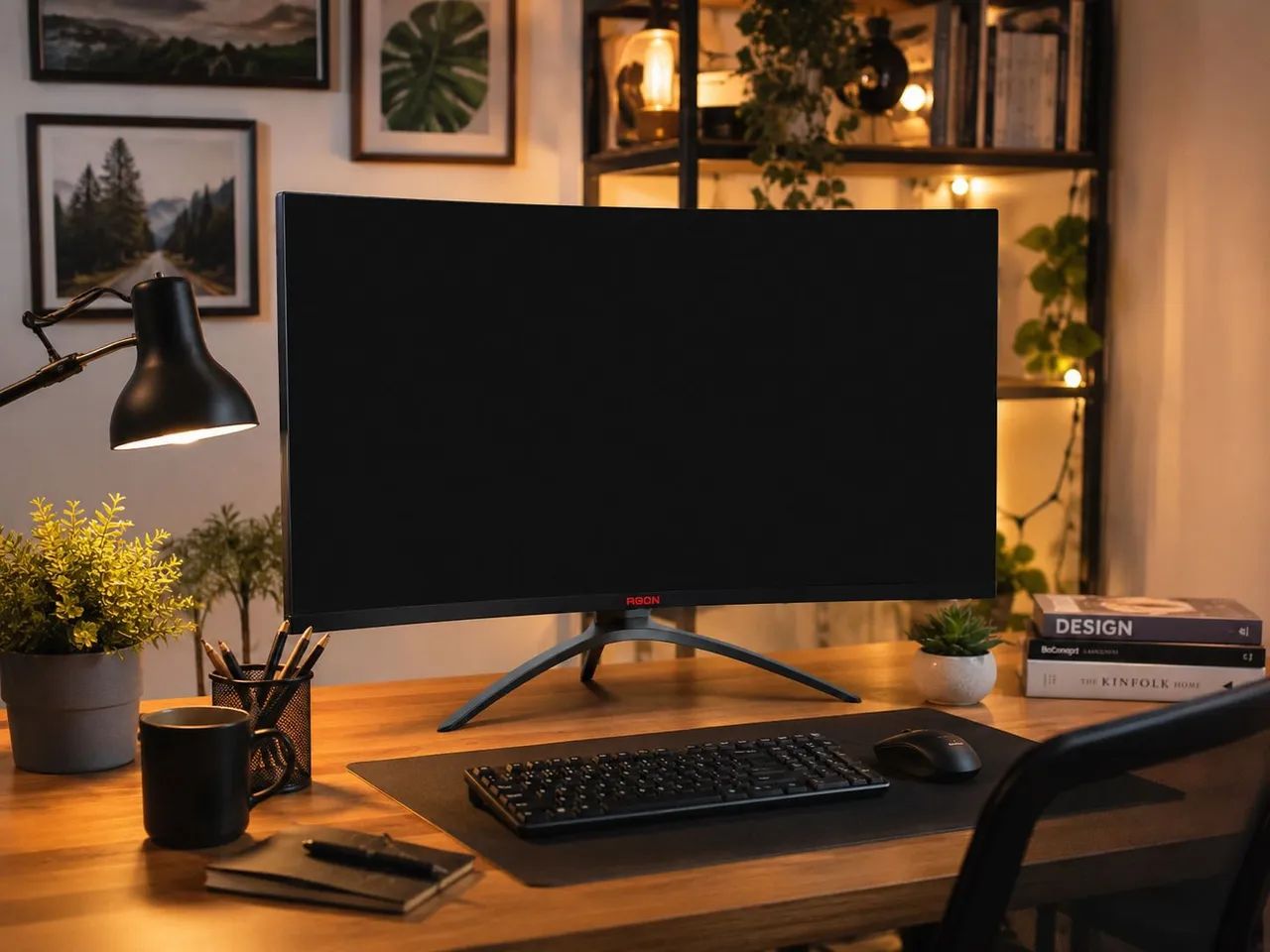 Monitor Gamer AOC Agon Curvo 165hz e 32 polegadas  - Foto 4