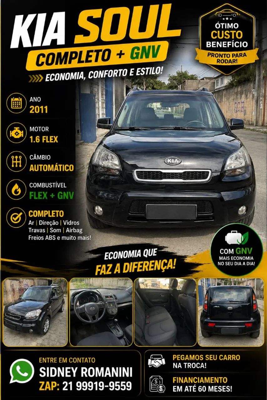 KIA Soul SOUL 1.6/ 1.6 16V FLEX Aut. 2010