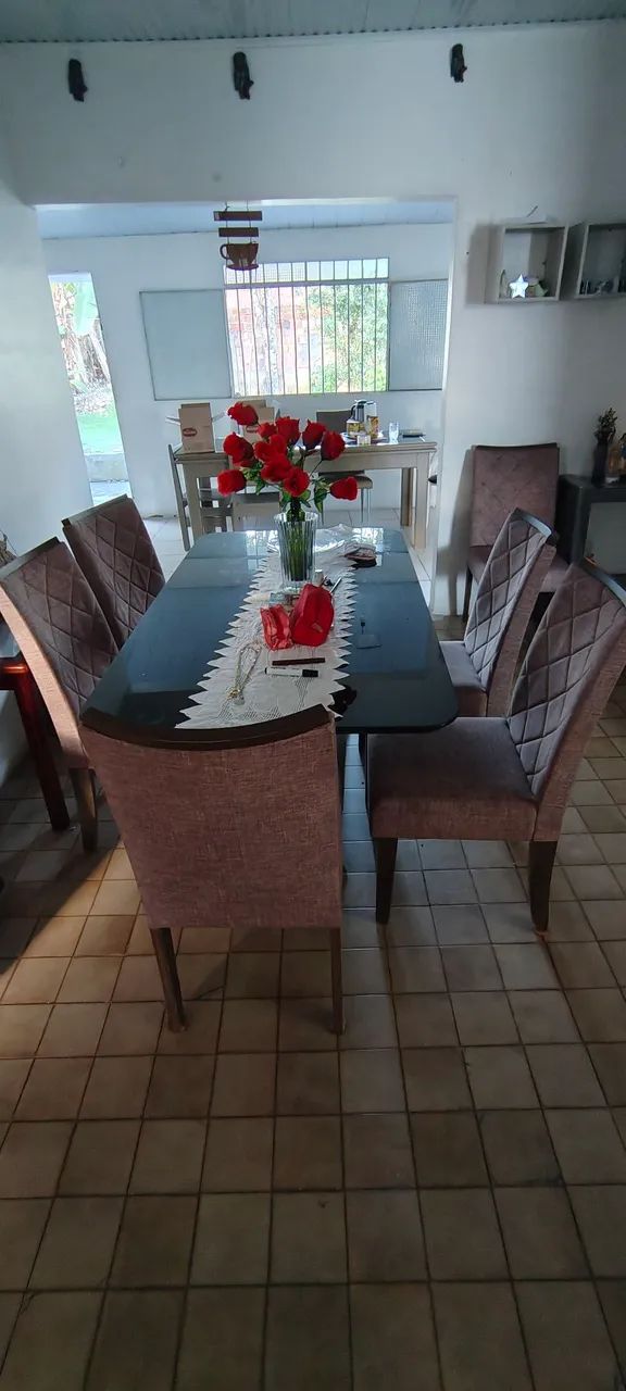 Lindo Conjunto de sala de jantar Mesa e cadeiras - Foto 3