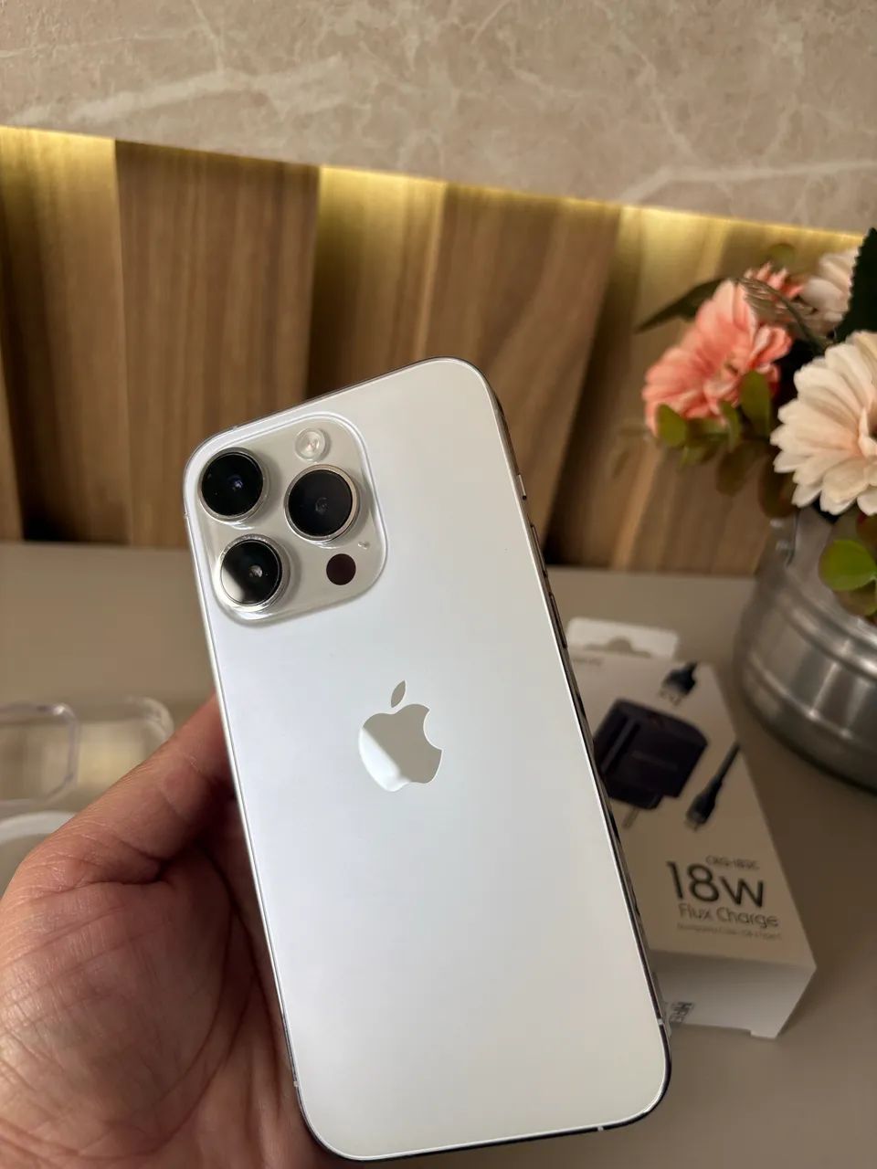 iPhone 14 Pro branco  - Foto 4