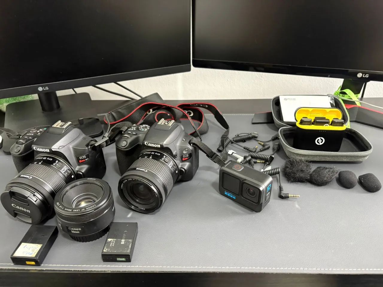 Canon SL3 + Lente e Canon SL2 Corpo - Ótimo Estado e Preço Imperdível - Foto 2