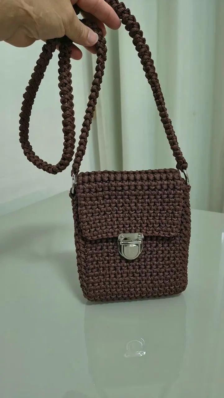 Bolsa de crochê  - Foto 5