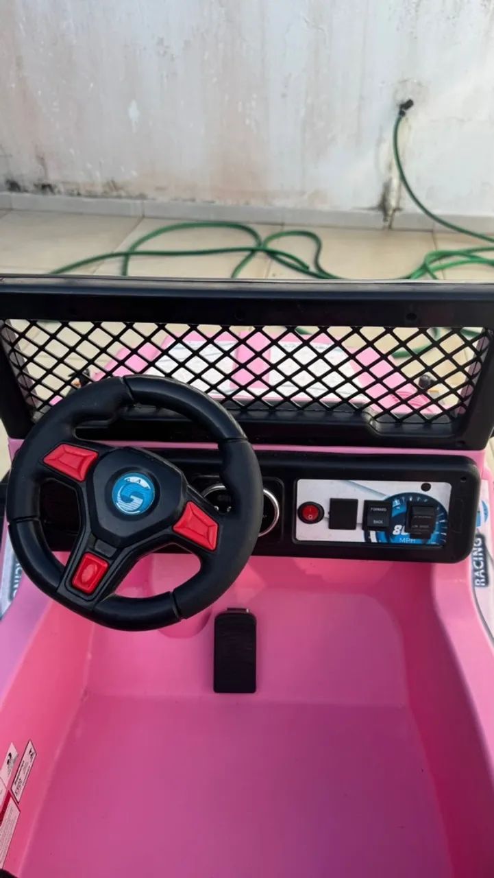 Carro Elétrico Rosa - Foto 3