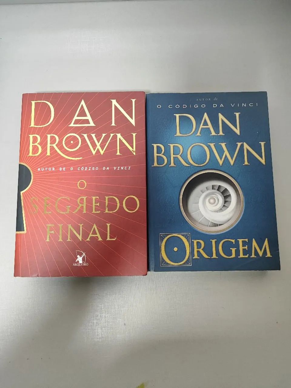2 Livros - Dan Brown (Excelente estado)
