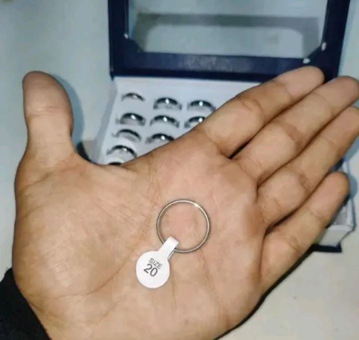 Aliança prata em aço inoxidável - Foto 2