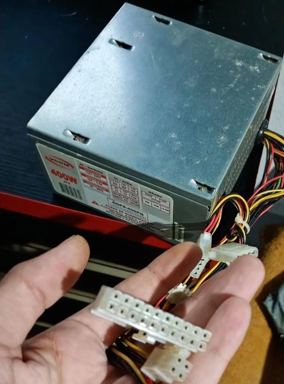 Fonte ATX 400w seminova - Foto 2