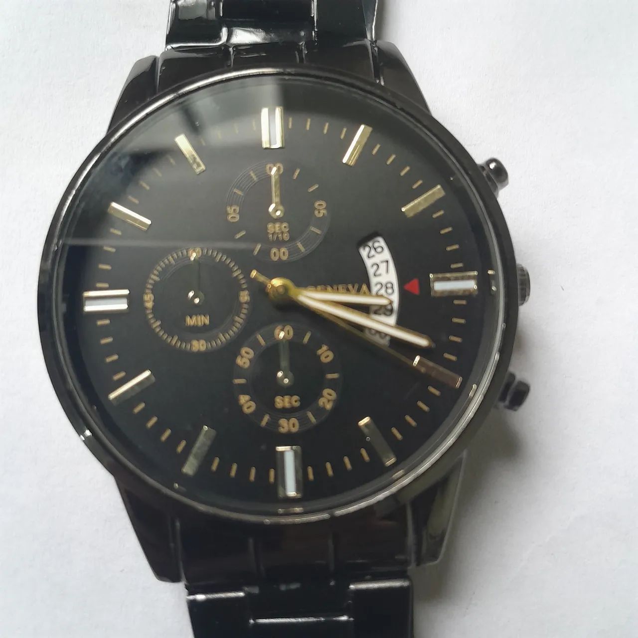 Relógio geneva aro 40 mm lindo. - Foto 4