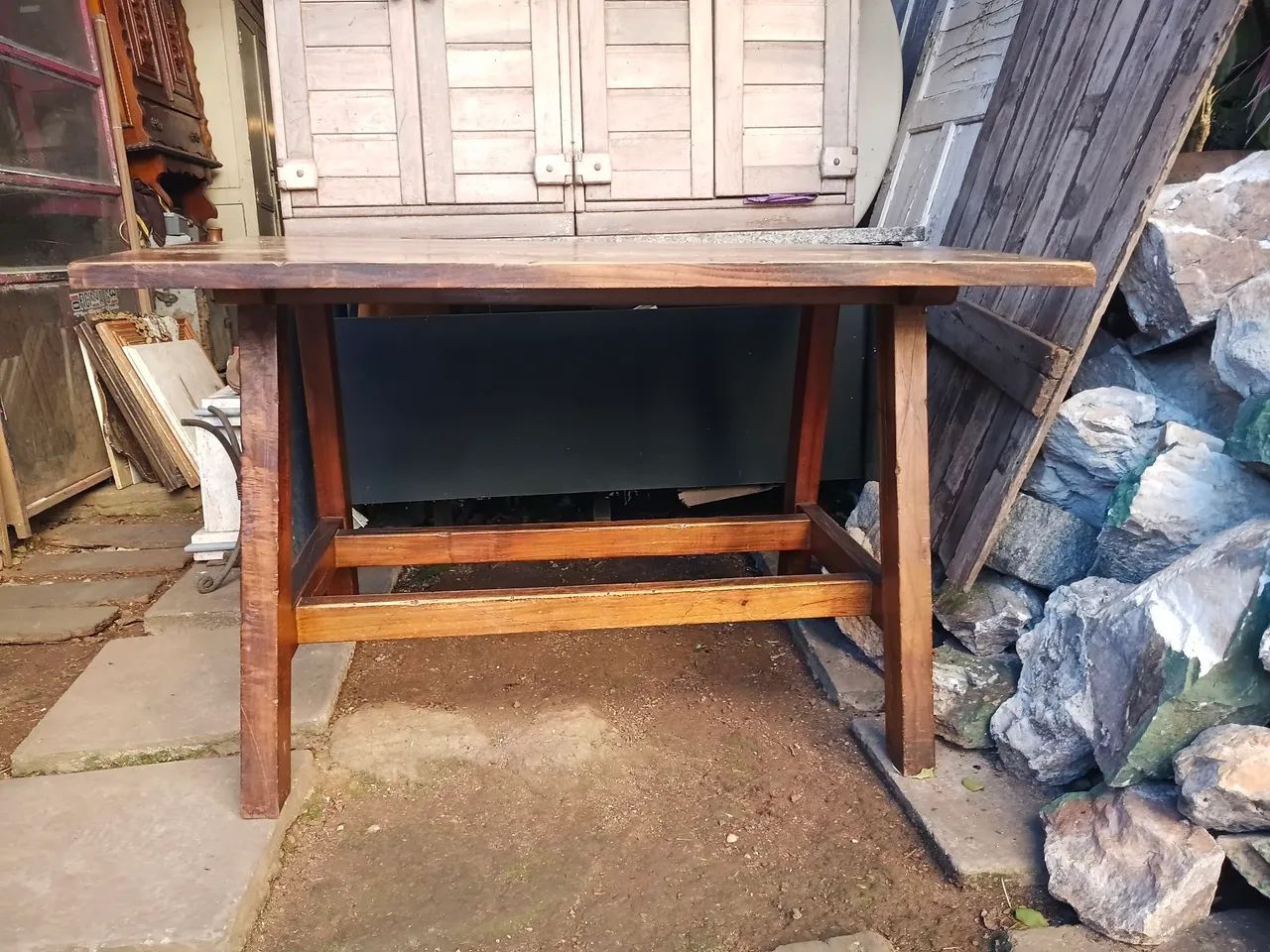 mesa cavalete antiga... - Foto 4