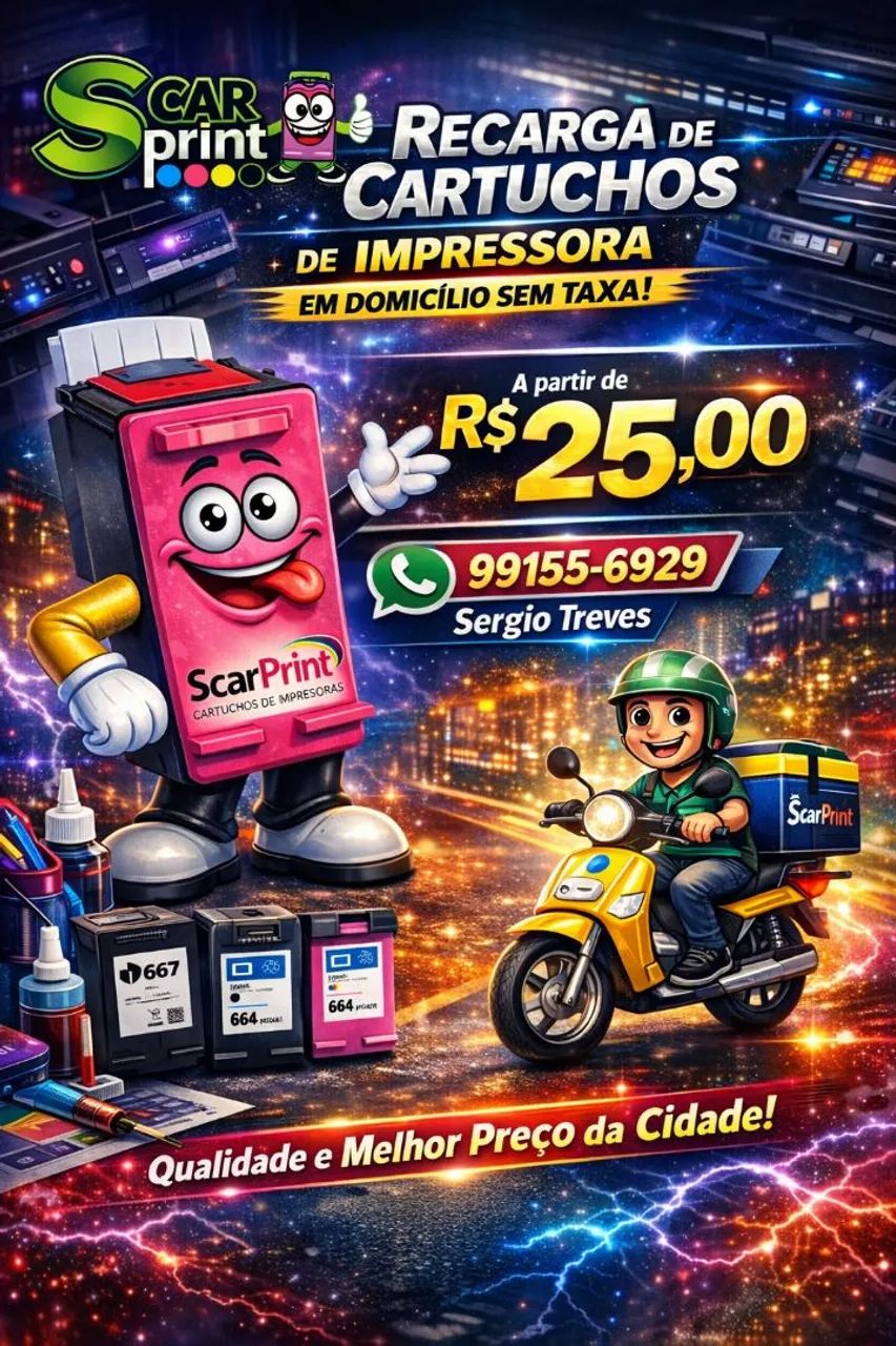 No conforto do seu lar recarga de cartuchos de impressoras 