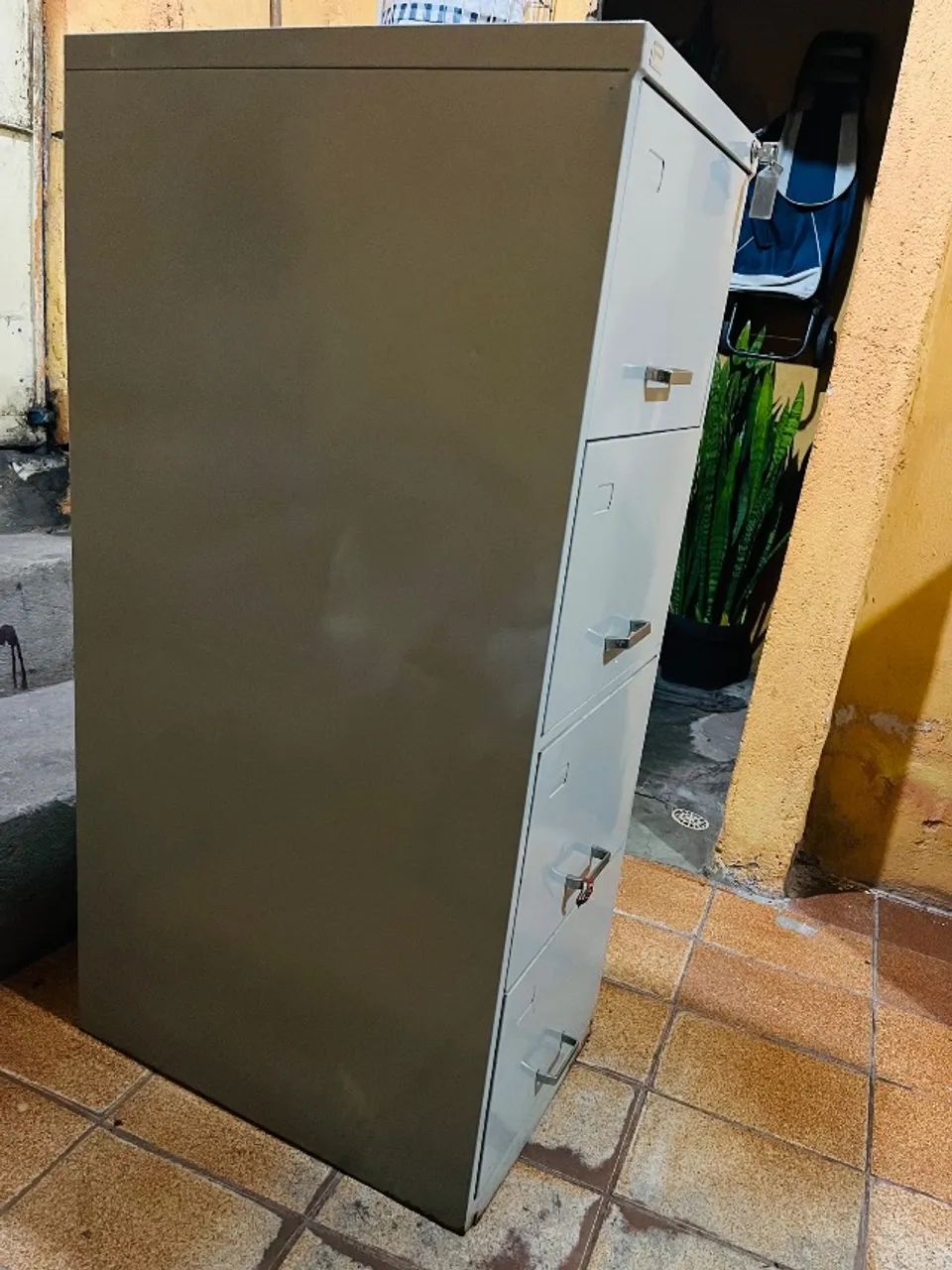 2 arquivos de aço 4 portas cinza - Foto 4
