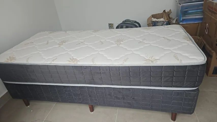 CAMA BOX SOLTEIRO 