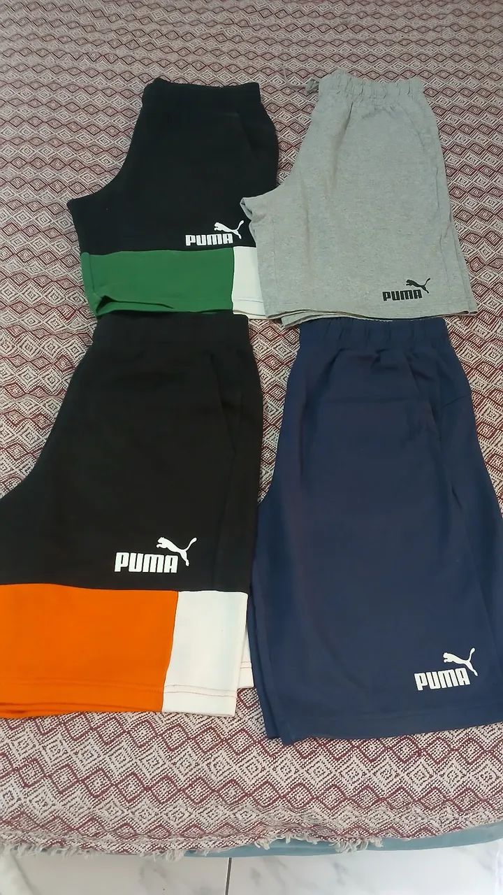 Kit 4 bermuda PUMA original 