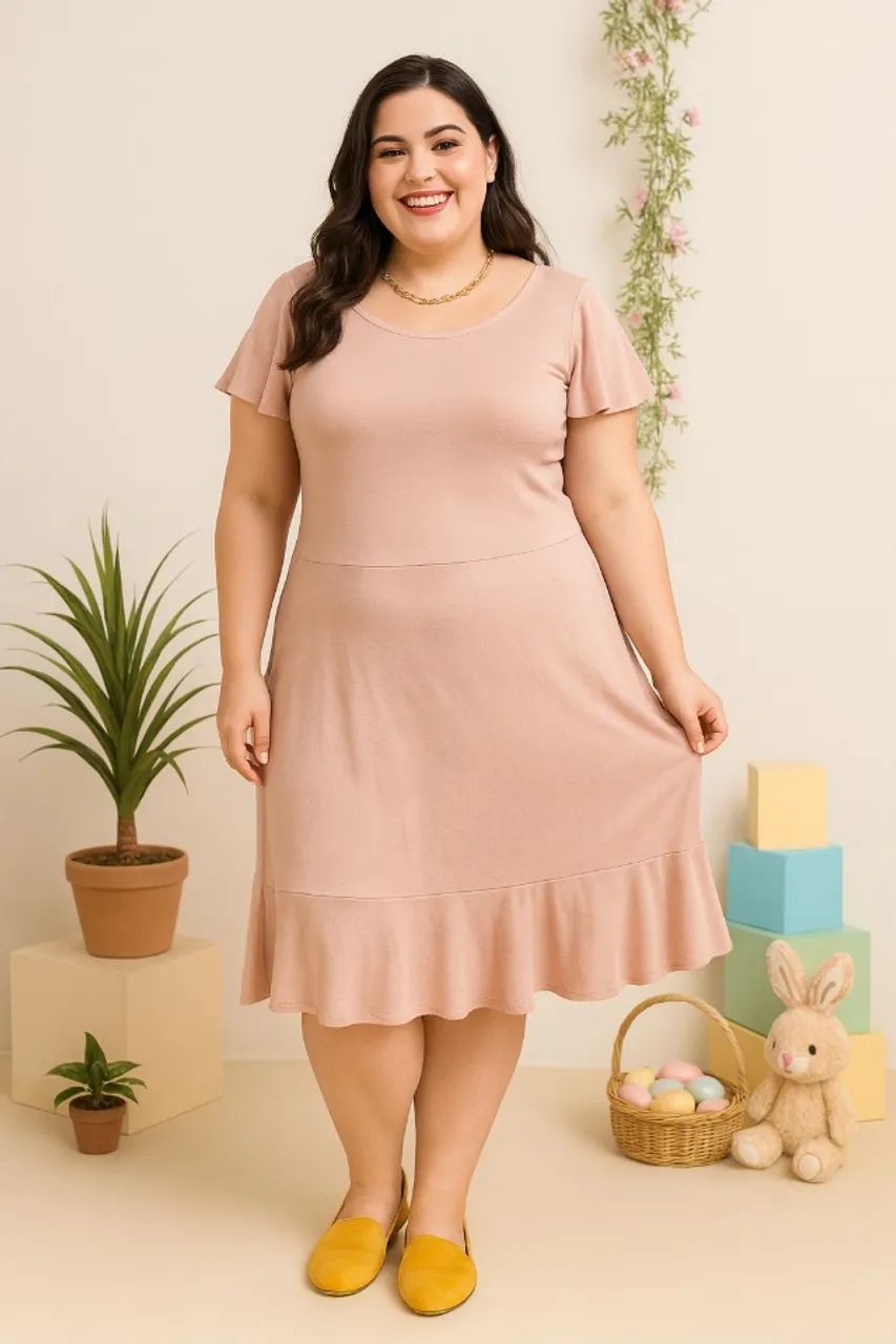 Lote de vestidos evangélicos novos Plus Size - Foto 3