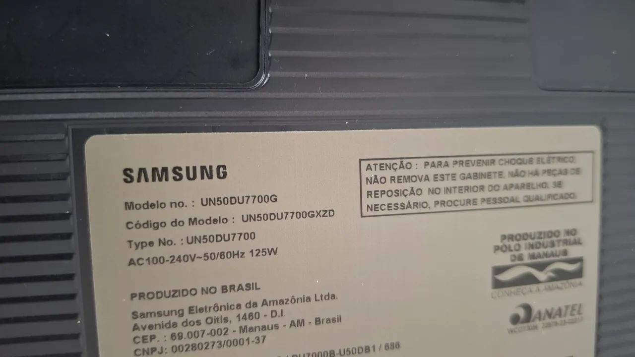 TV SAMSUNG LED SMART 50 POLEGADAS UN50DU7700 - Foto 5